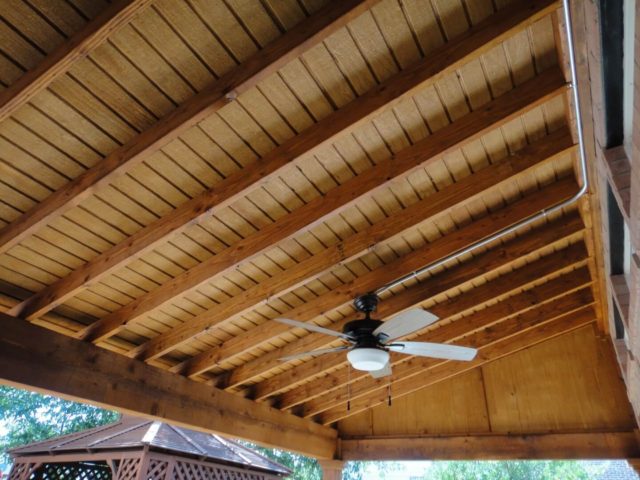 open rafter ceiling