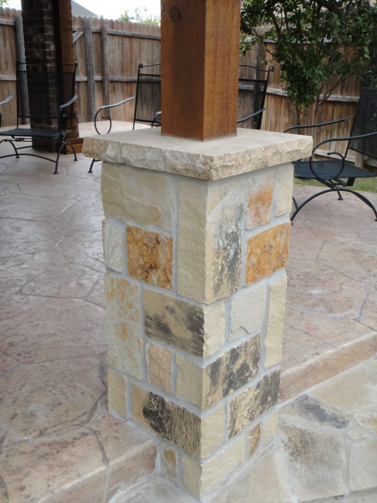 Masonry: Postwraps, Flooring Gallery - Backyard Kitchens Dallas ...