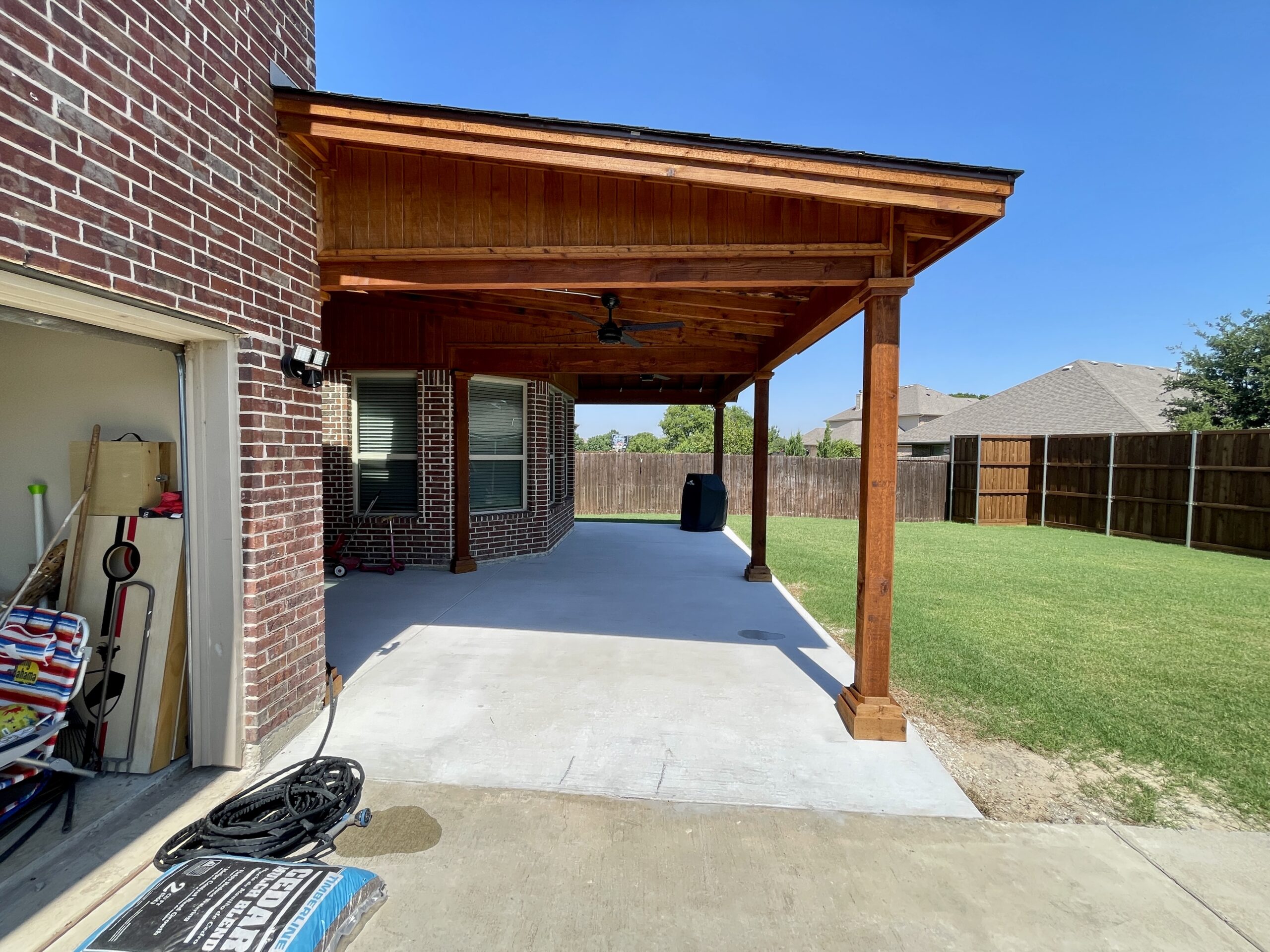 patio cover installation garland tx